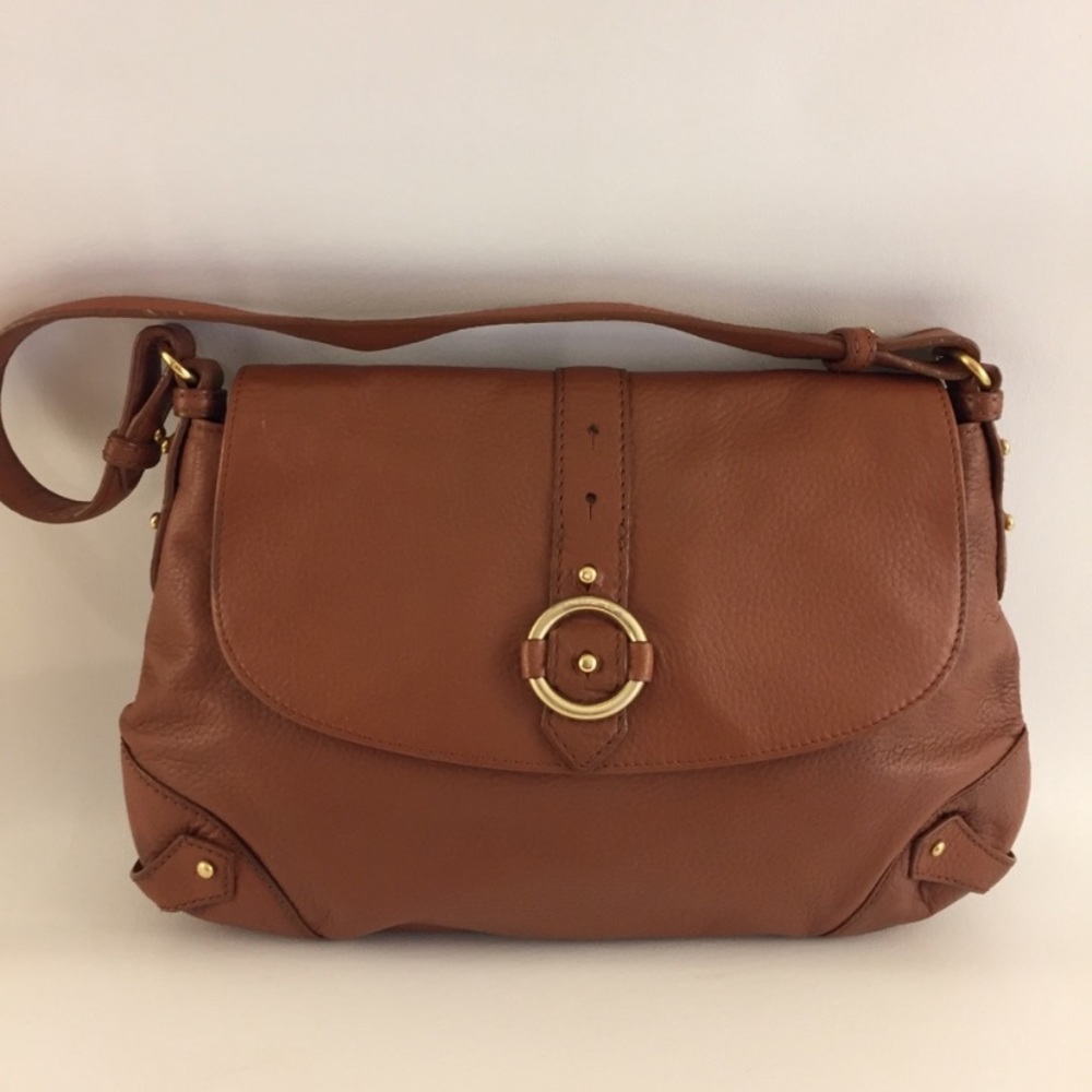 Talbots Tan Leather Handbag - Picture 2 of 9